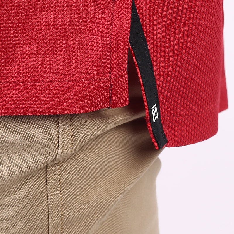 мужская красная футболка Nike Dri-Fit Tiger Woods Mock Neck Golf Shirt CU9526-677 - цена, описание, фото 5